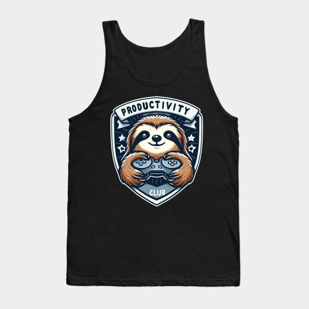 Productive sloth Tank Top by Coowo22